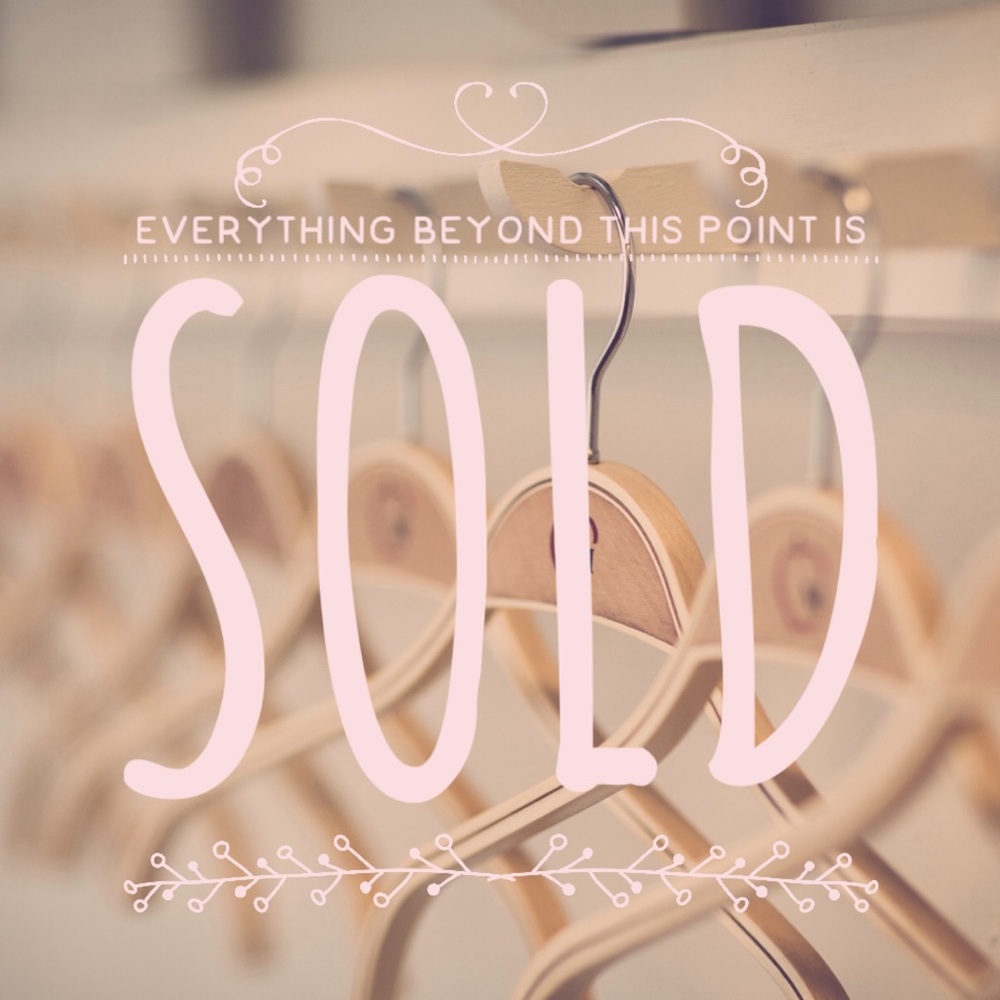 Thank you for shopping my closet!